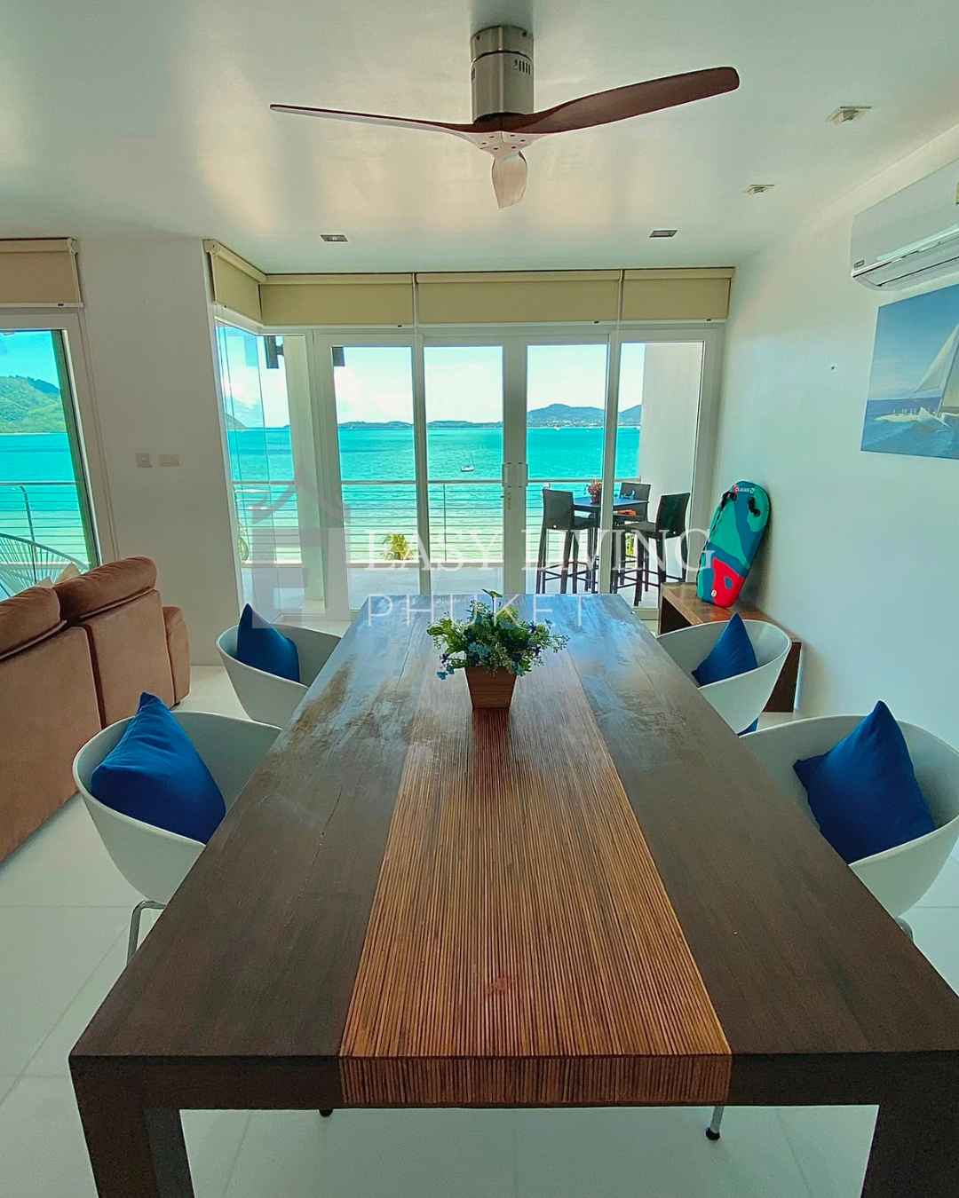 Spectacular 4-Bedroom Beachfront Duplex with Panoramic Ocean Views in Ao Yon