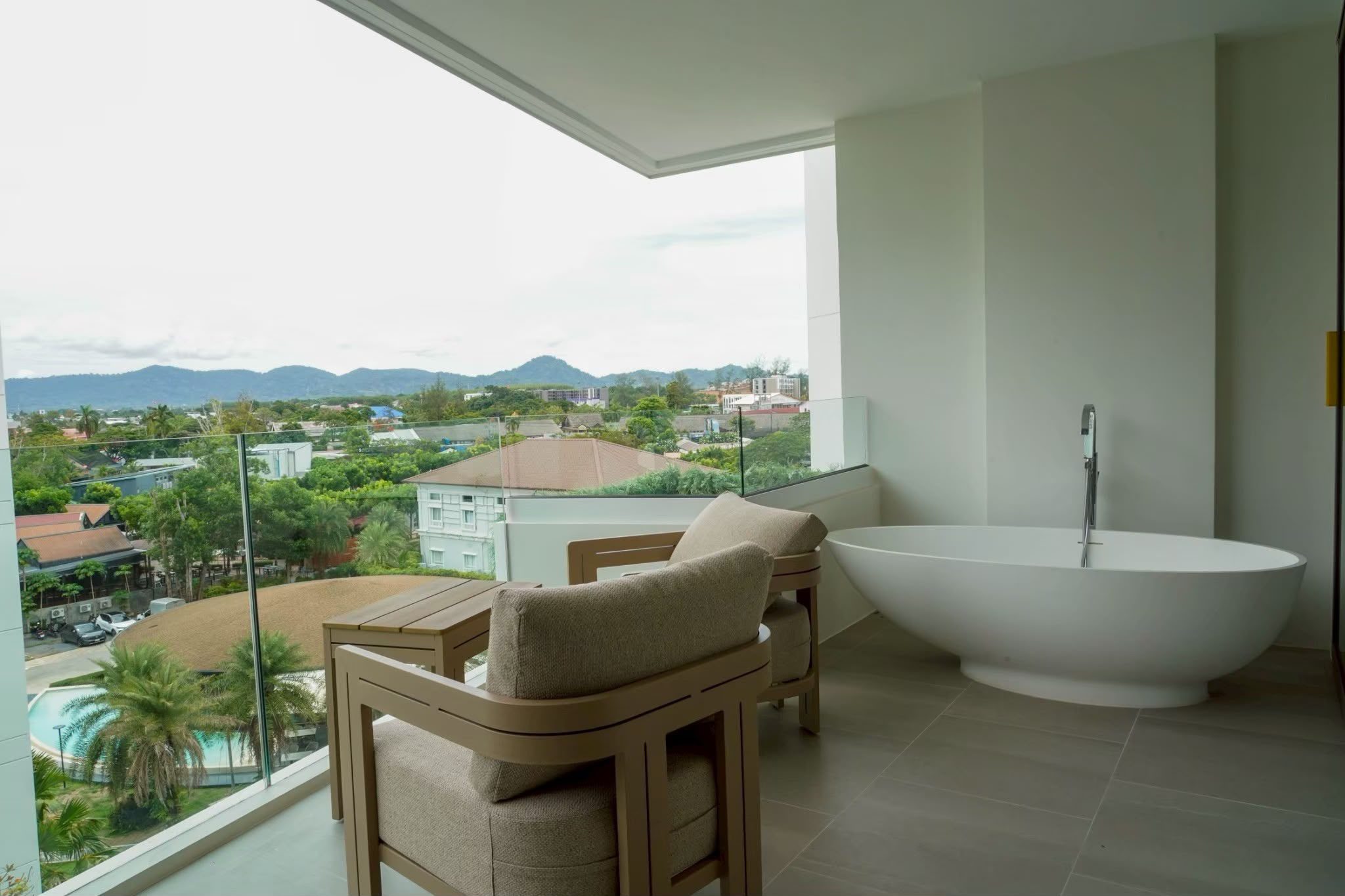 Aqua Condominium (9) Last Available 2 Bedroom Pool View Condo with Private Outdoor Bath in Boat Avenue, Phuket