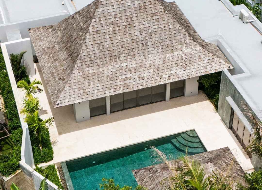 3 Bedroom Corner Pool Villa with Office in Pru Jampa, Phuket