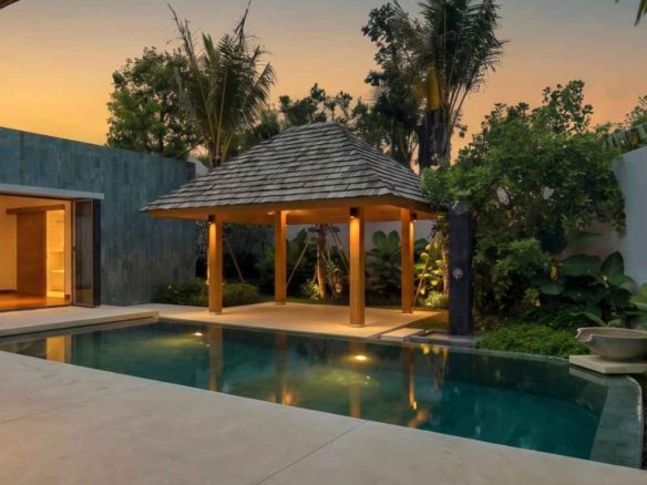 3 Bedroom Corner Pool Villa with Office in Pru Jampa, Phuket