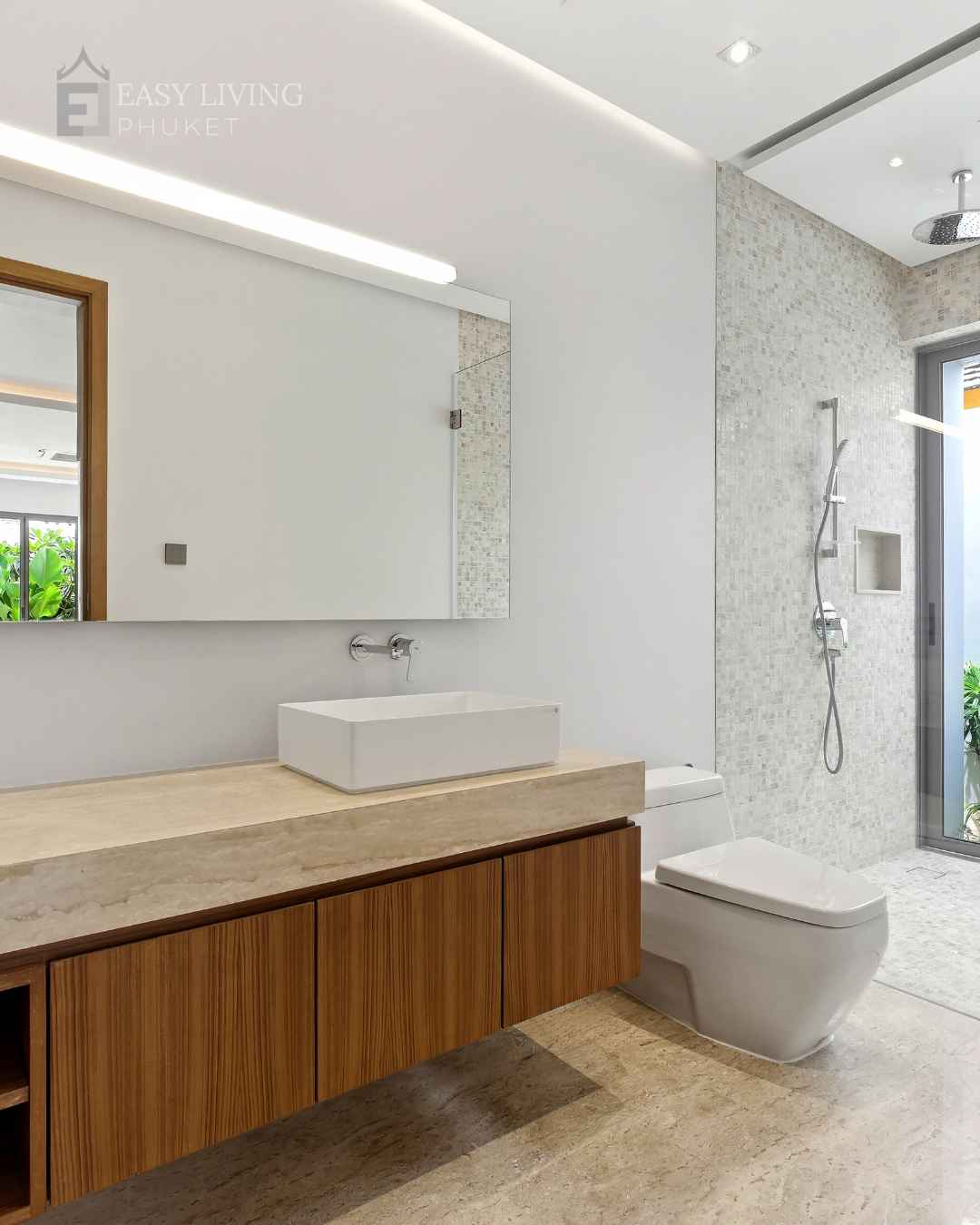 3 Bedroom Corner Pool Villa with Office in Pru Jampa, Phuket