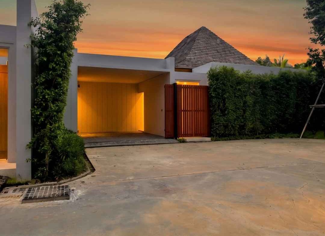 3 Bedroom Corner Pool Villa with Office in Pru Jampa, Phuket