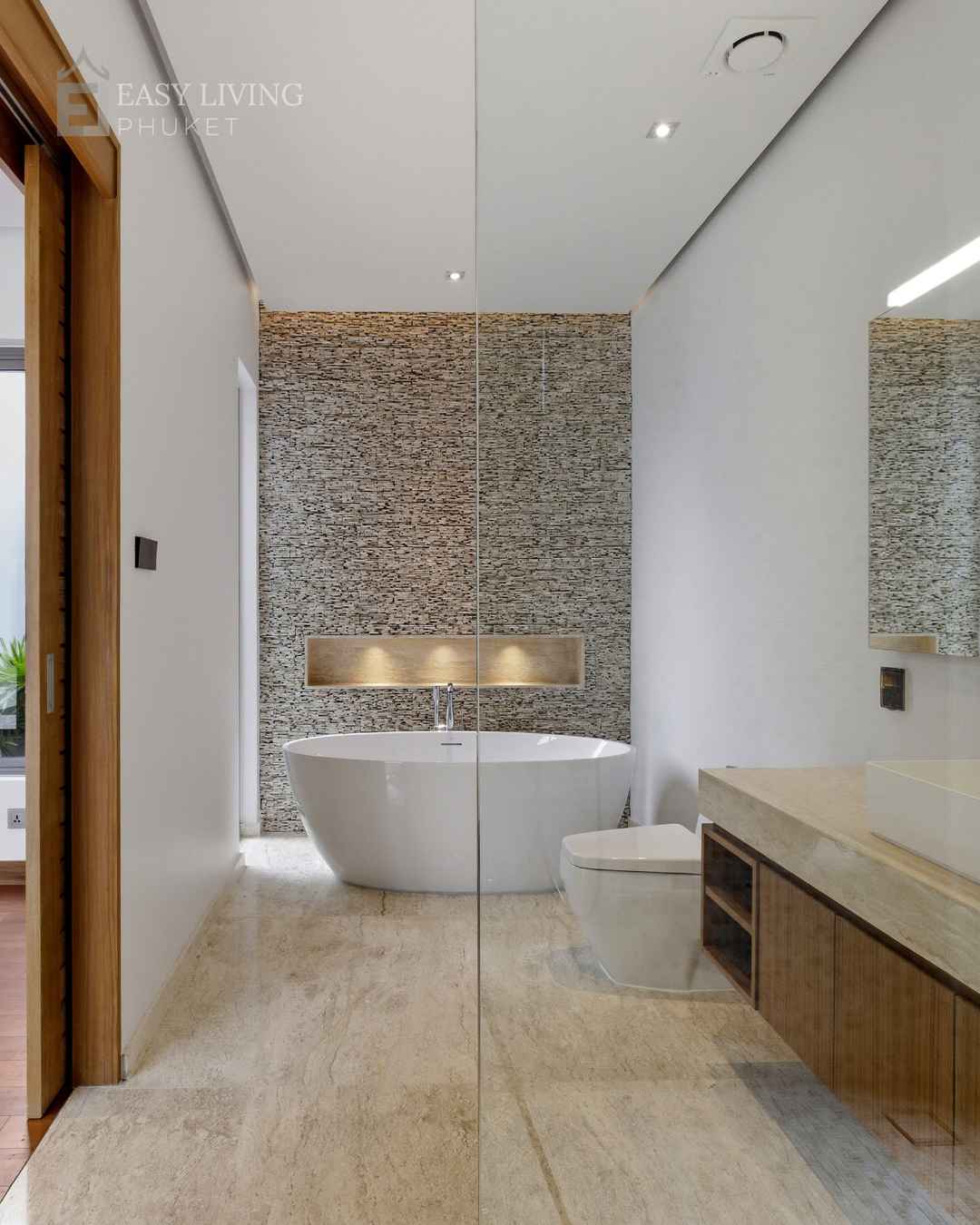3 Bedroom Corner Pool Villa with Office in Pru Jampa, Phuket