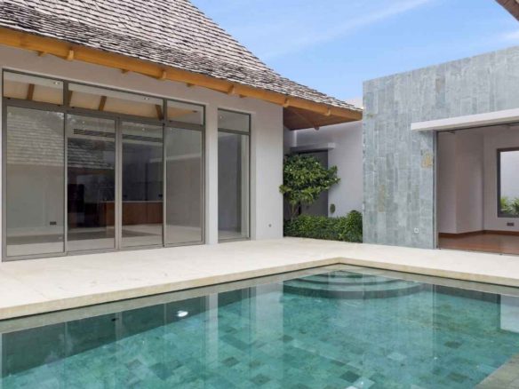3 Bedroom Corner Pool Villa with Office in Pru Jampa, Phuket