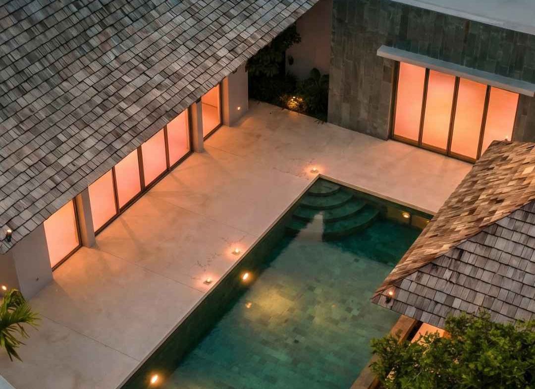3 Bedroom Corner Pool Villa with Office in Pru Jampa, Phuket