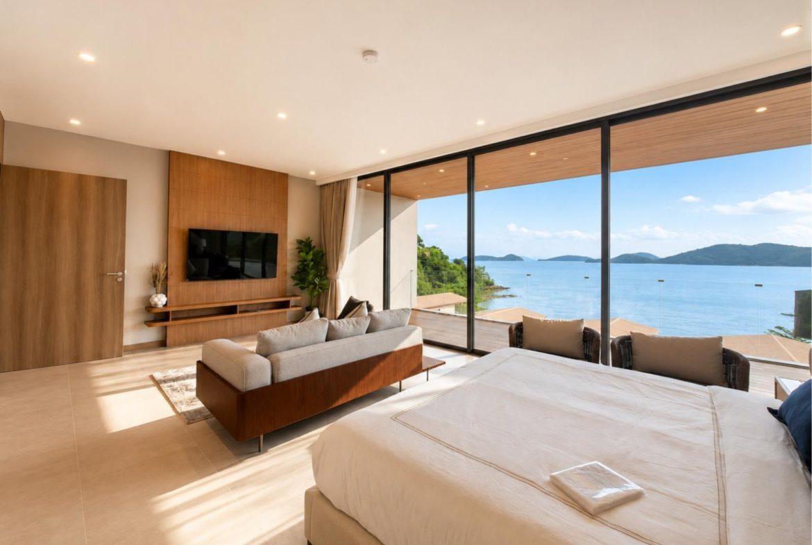 Expansive 6-Bedroom Beachfront Villa with Private Pier in Panwa