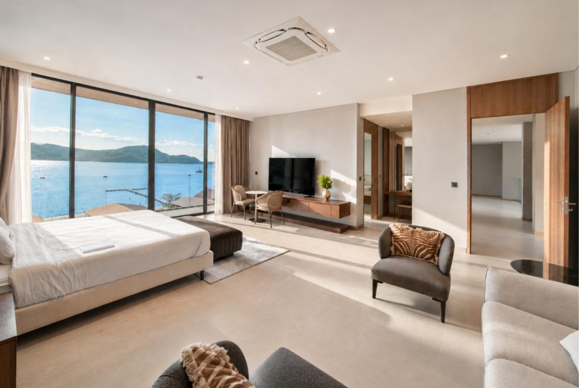 Expansive 6-Bedroom Beachfront Villa with Private Pier in Panwa