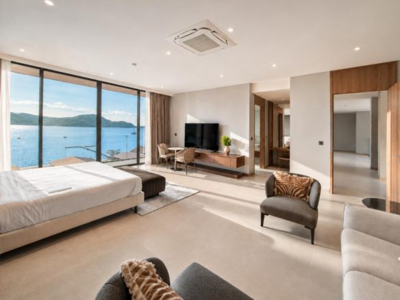 Expansive 6-Bedroom Beachfront Villa with Private Pier in Panwa