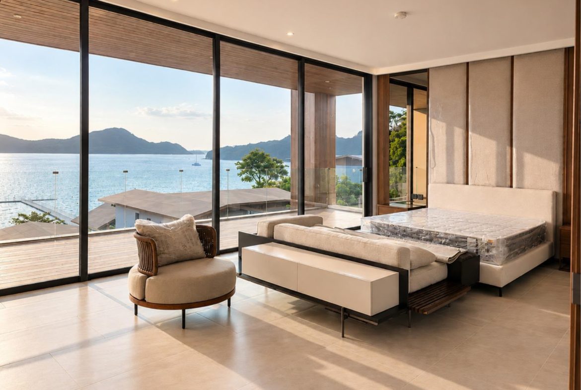 Expansive 6-Bedroom Beachfront Villa with Private Pier in Panwa