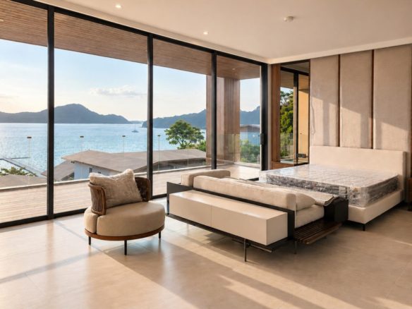 Expansive 6-Bedroom Beachfront Villa with Private Pier in Panwa