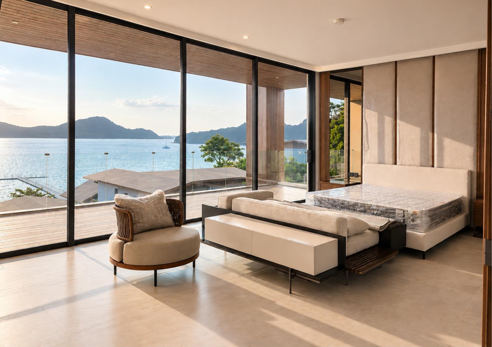 Expansive 6-Bedroom Beachfront Villa with Private Pier in Panwa
