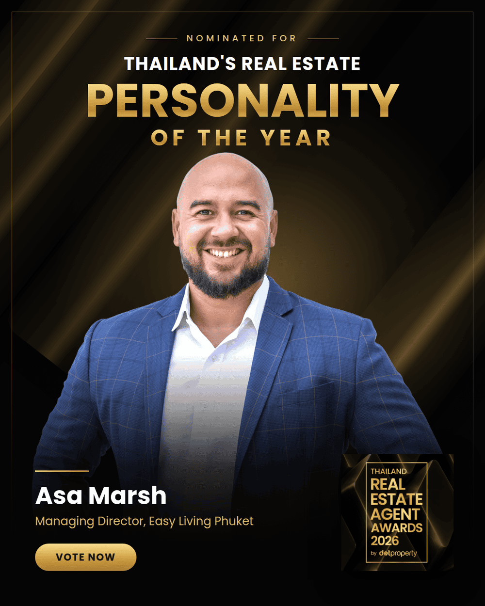 Asa Marsh nominated for best personality on the Thailand real estate agent awards 2026 (3)