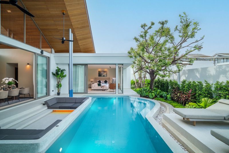 3-Bedroom Private Courtyard Pool Villas in Pasak, Cherng Talay